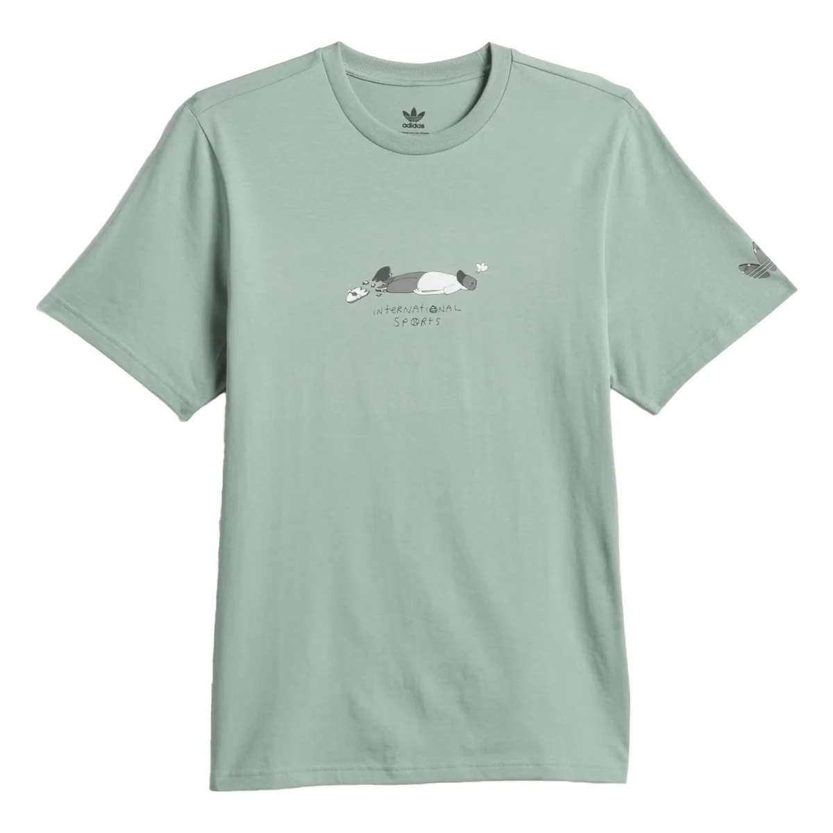 Adidas HJ Defeat T-Shirt Silver Green