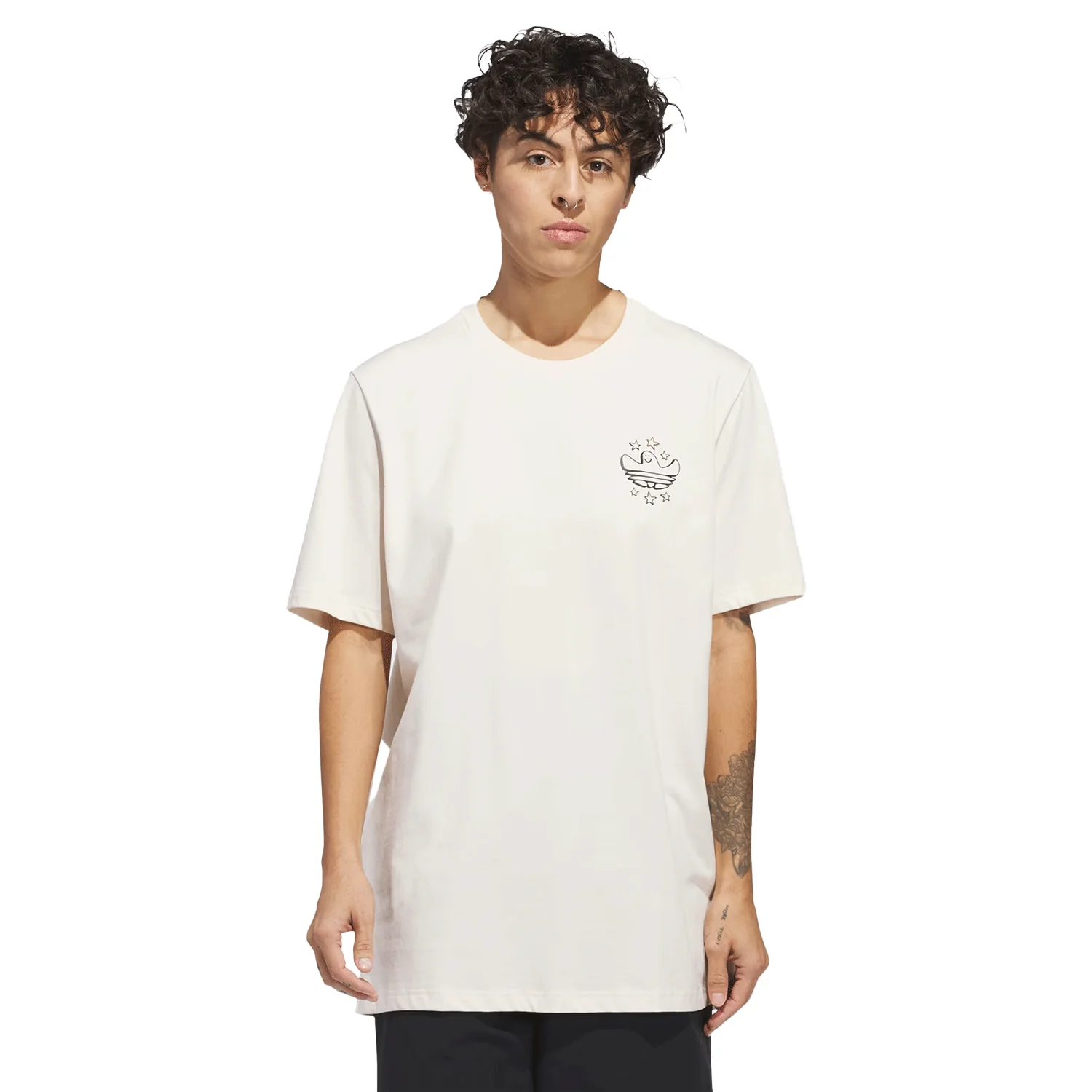 Adidas Men's Shmoofoil All Star S/S T Shirt Wonder White/Multicolour