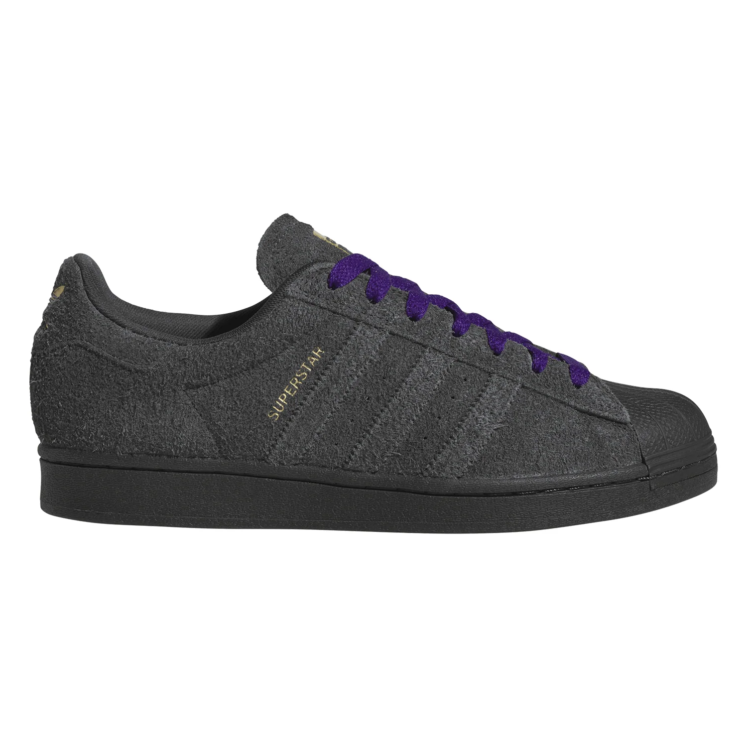 Adidas Men's Superstar Adv Shoe Carbon/Carbon/Cpurpl