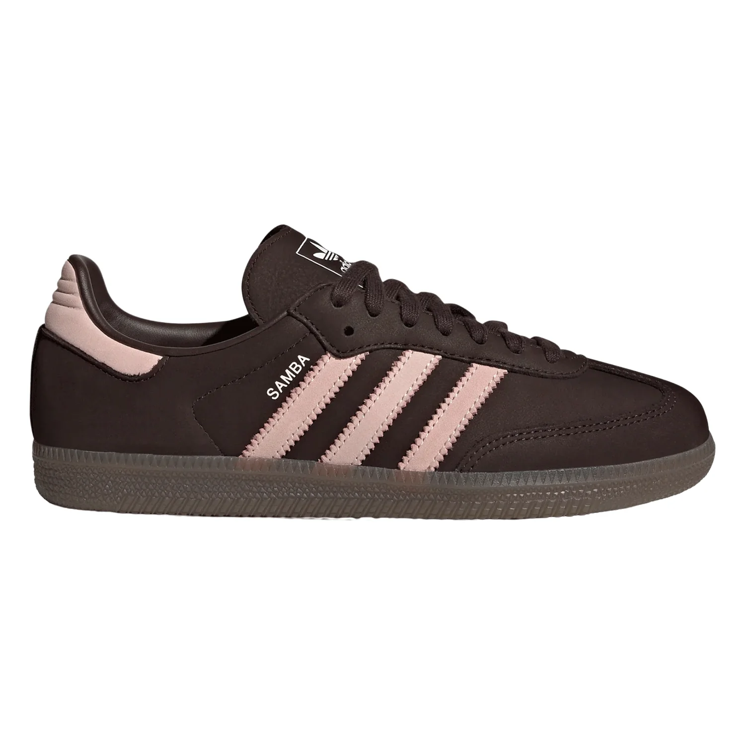 Adidas Women's Samba OG Shoe Aurora Coffee / Sandy Pink / Cloud White