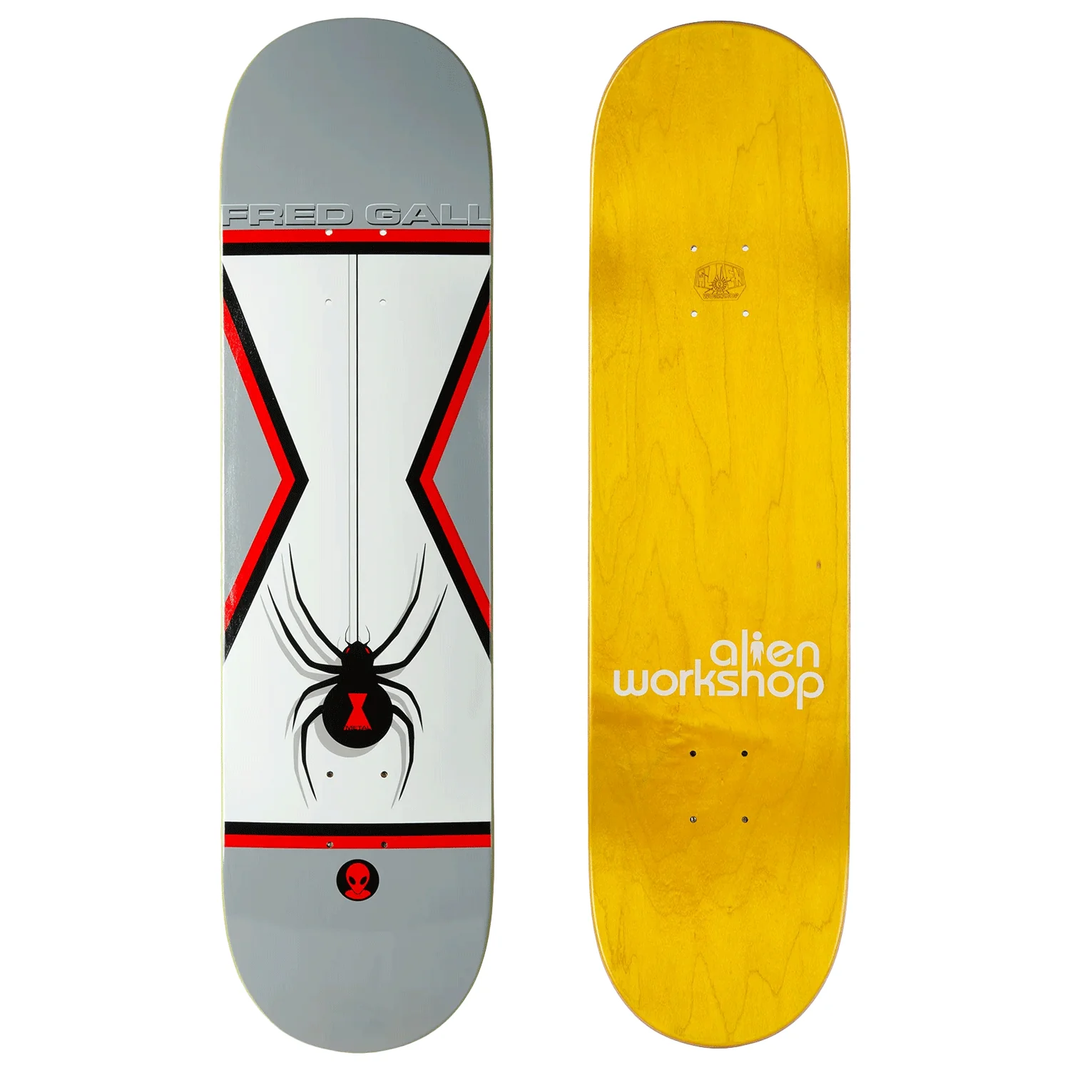 Alien Workshop Fred Black Widow Skate Deck 8.25"