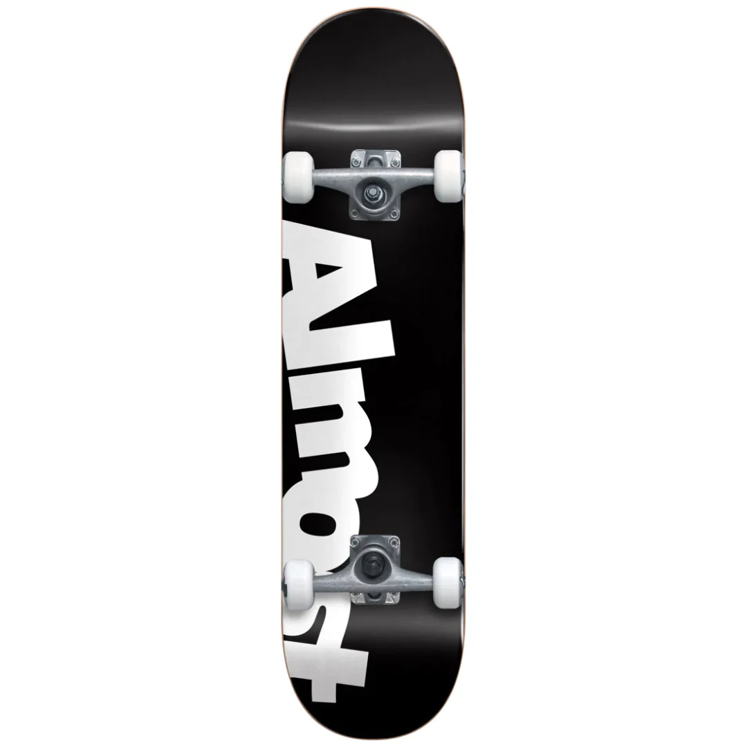 Almost Side Pipe Youth FP Skate Complete Black 6.75"