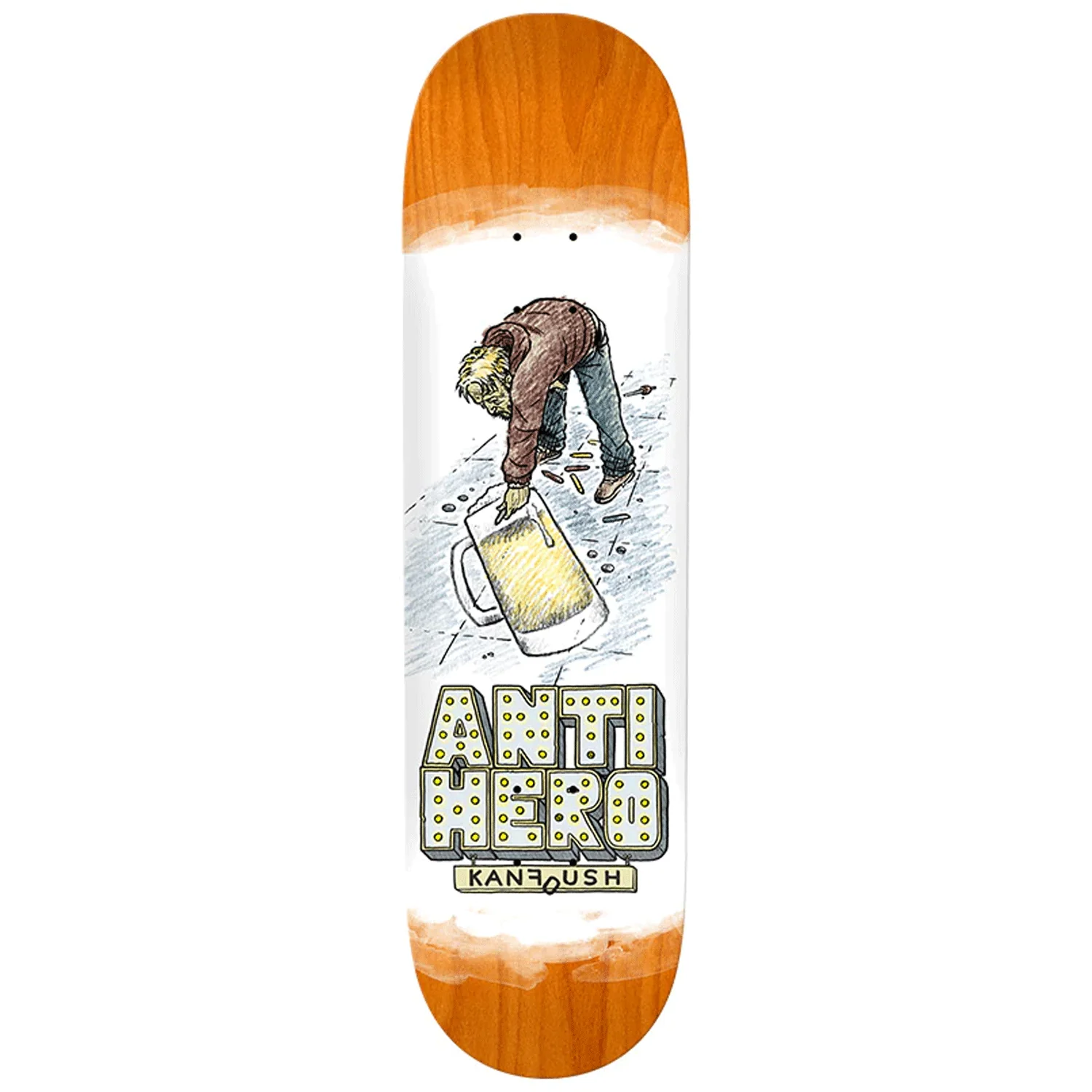 Antihero Kanfoush Street Performers Skate Deck 8.5"