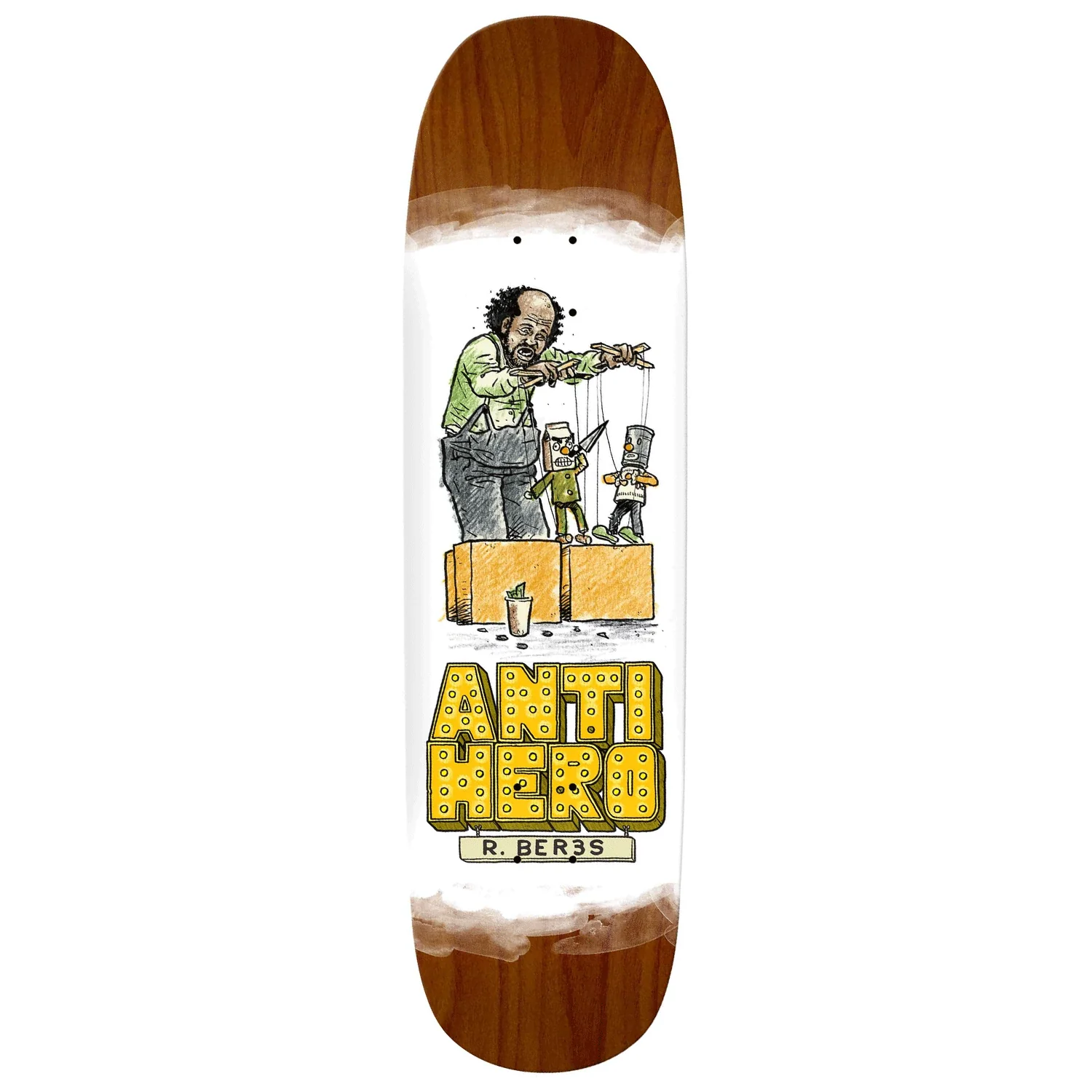 Antihero Raney Street Performers Skate Deck 8.63"