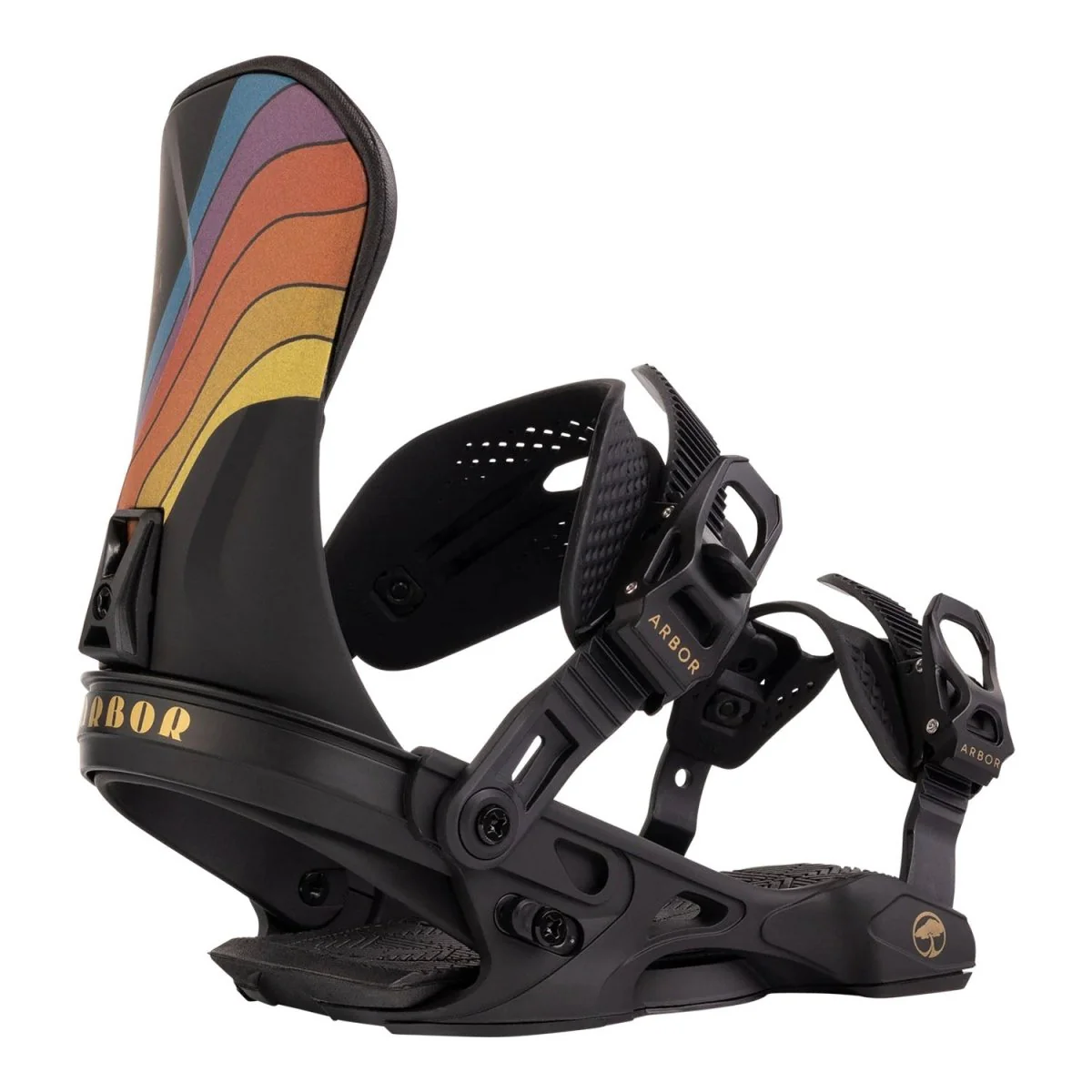 Arbor Women's Sequoia Snowboard Bindings 2025 Black/Hillary Jane