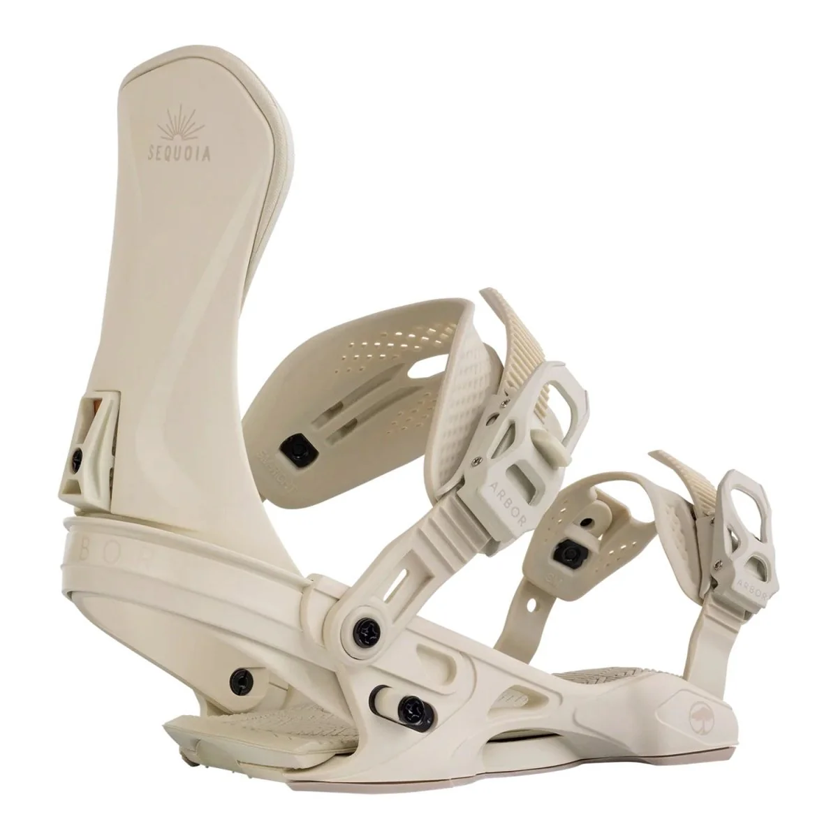 Arbor Women's Sequoia Snowboard Bindings 2025 Marshmellow/Tan