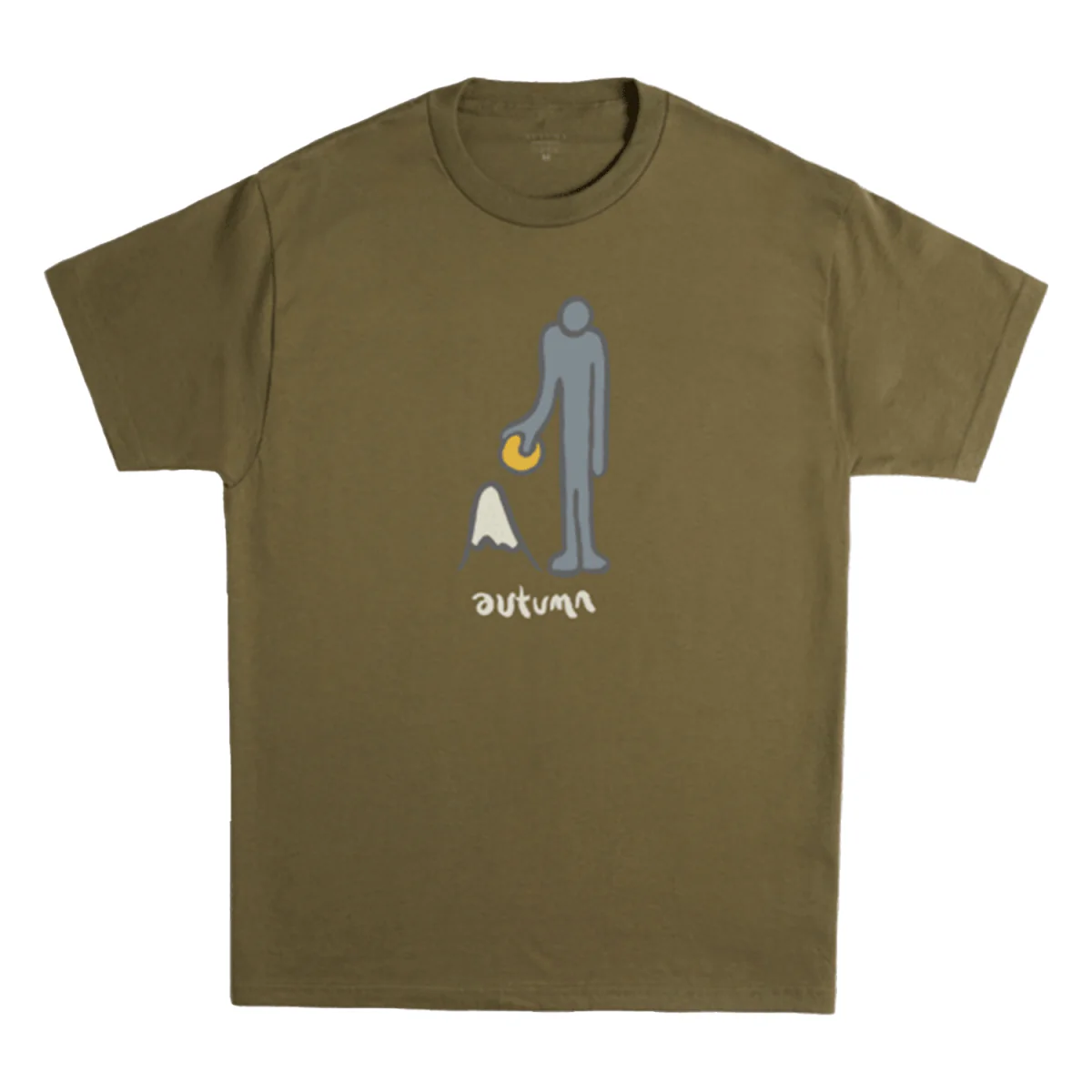 Autumn Men's Game On S/S T Shirt Army