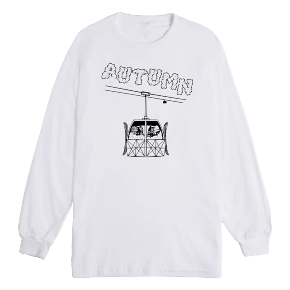 Autumn Men's Safety Meeting L/S T Shirt White