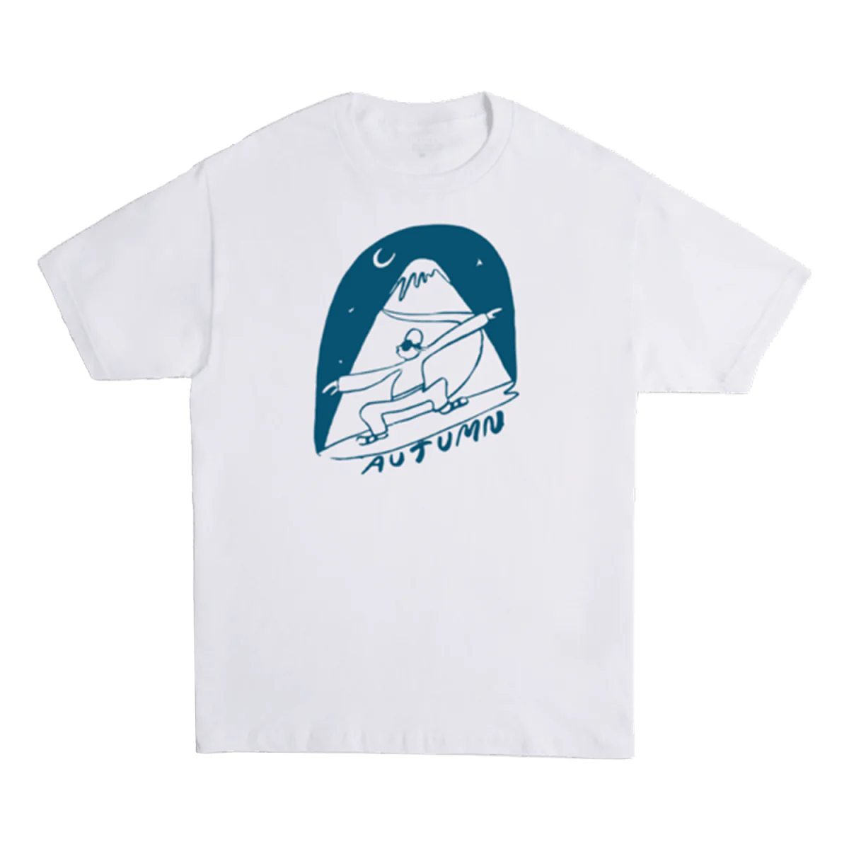Autumn Men's Wiggle S/S T Shirt White