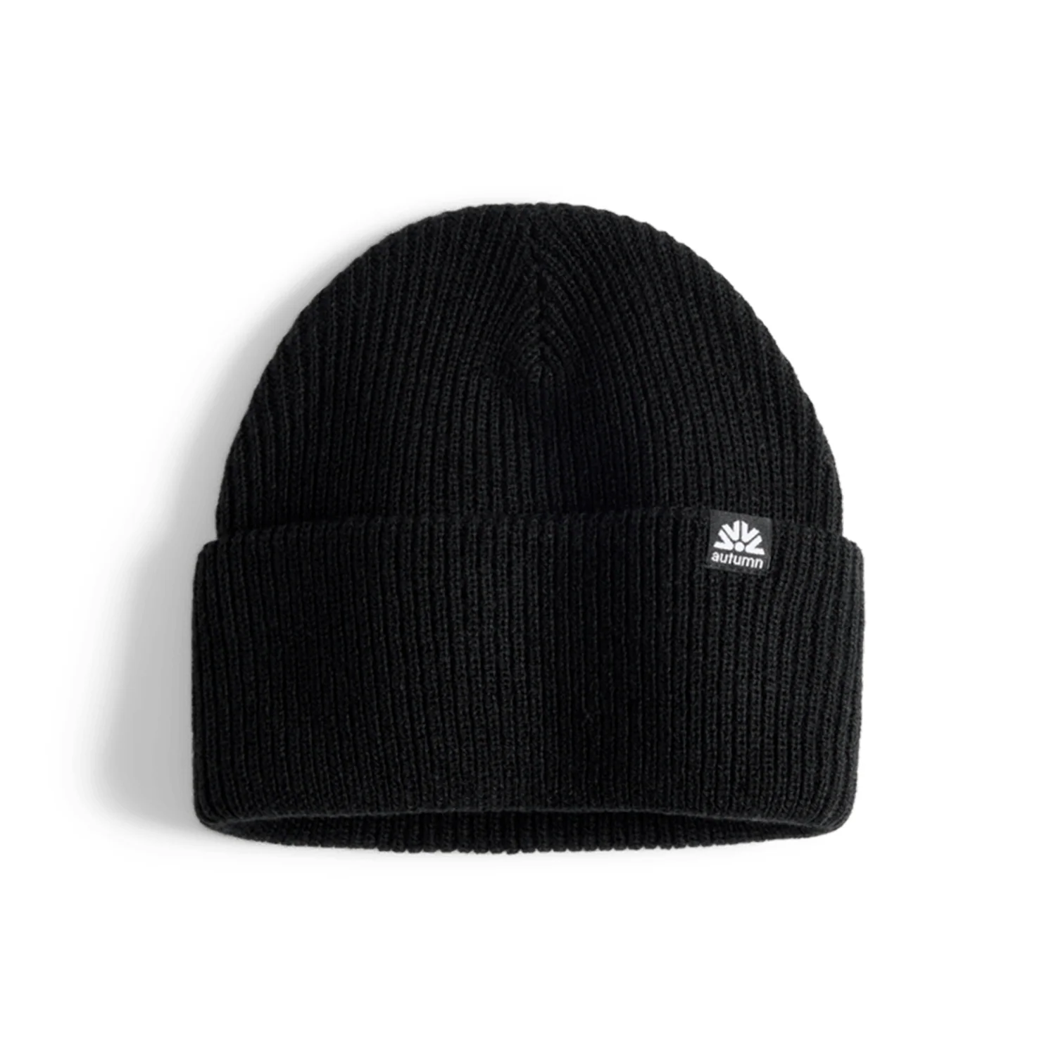 Autumn Simple Solid Beanie Black