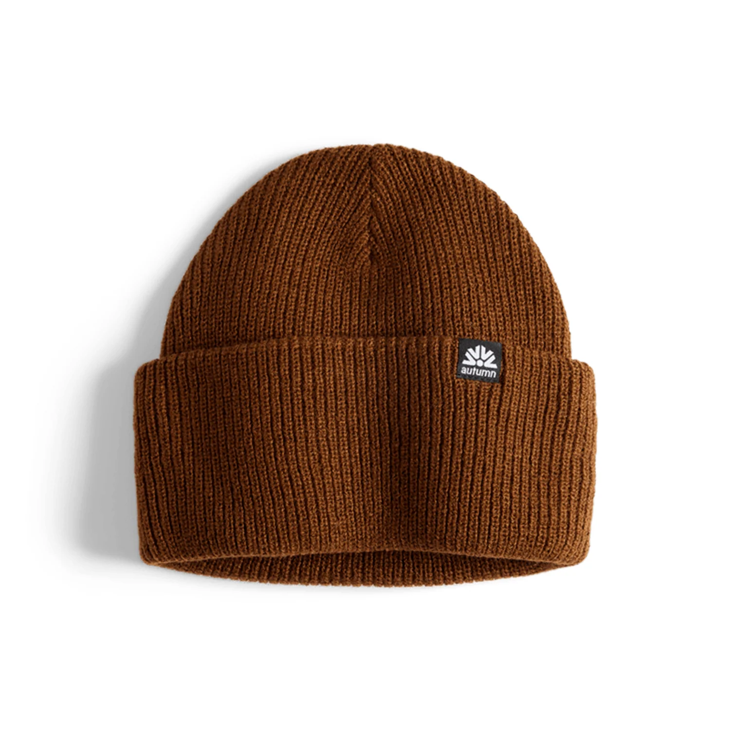 Autumn Simple Solid Beanie Brown