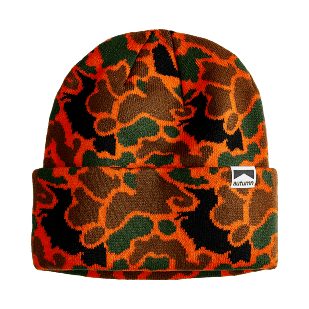 Autumn Surplus Duck Camo Beanie Safety Orange