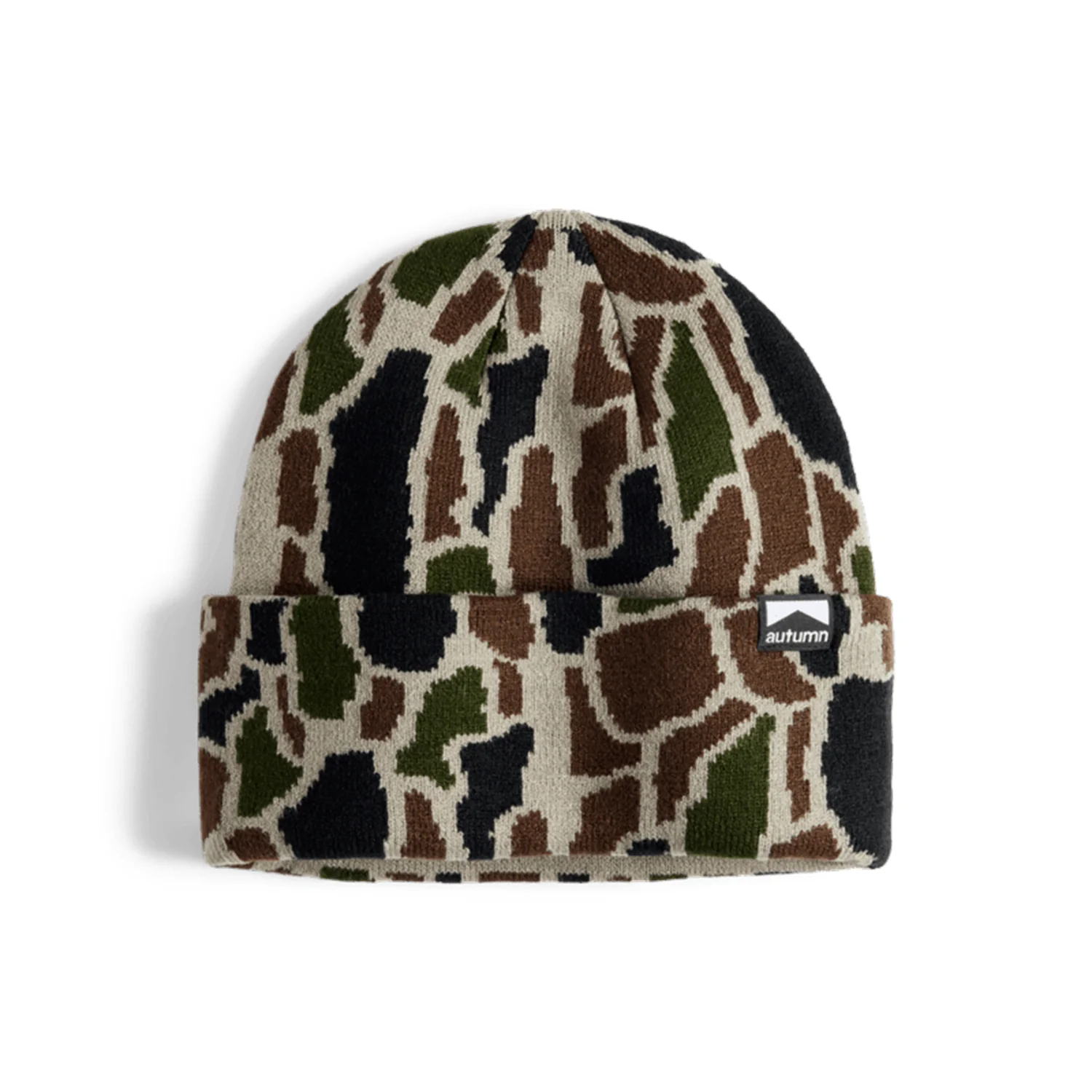 Autumn Treebark Beanie Stone