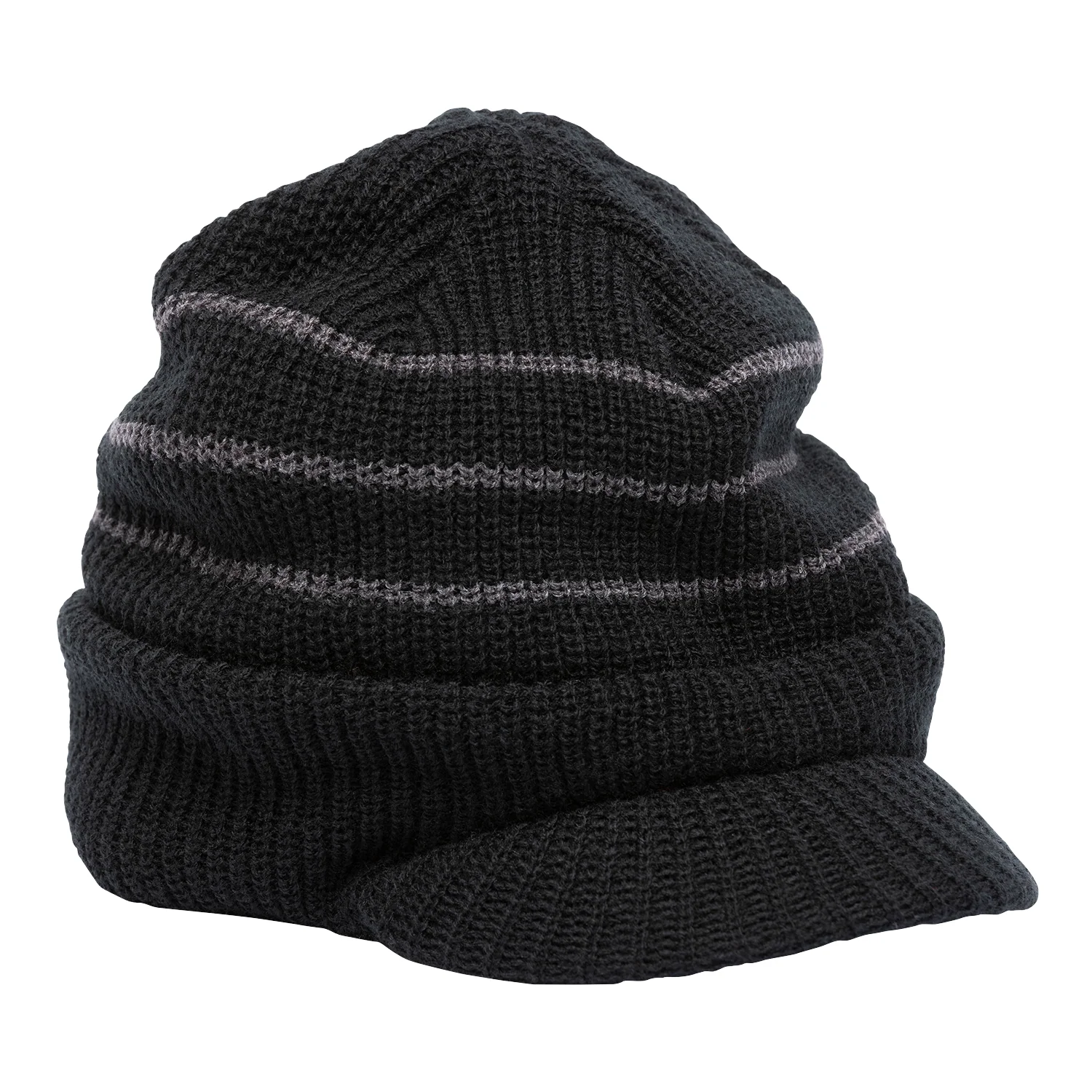 Autumn Visor Beanie Black