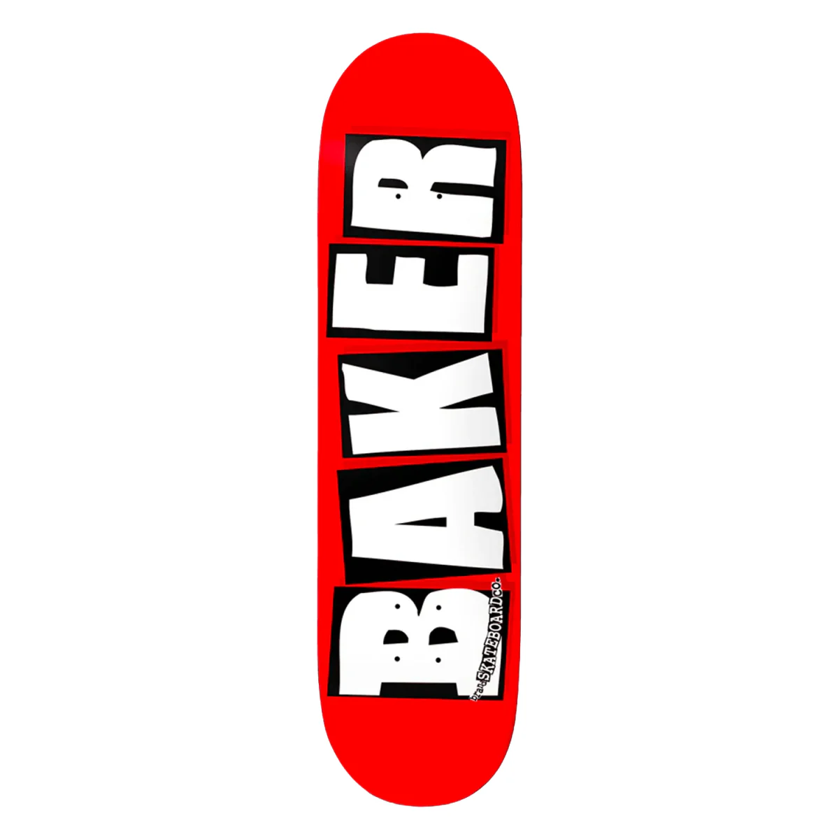 Baker Brand Logo Skate Deck White 8.5"