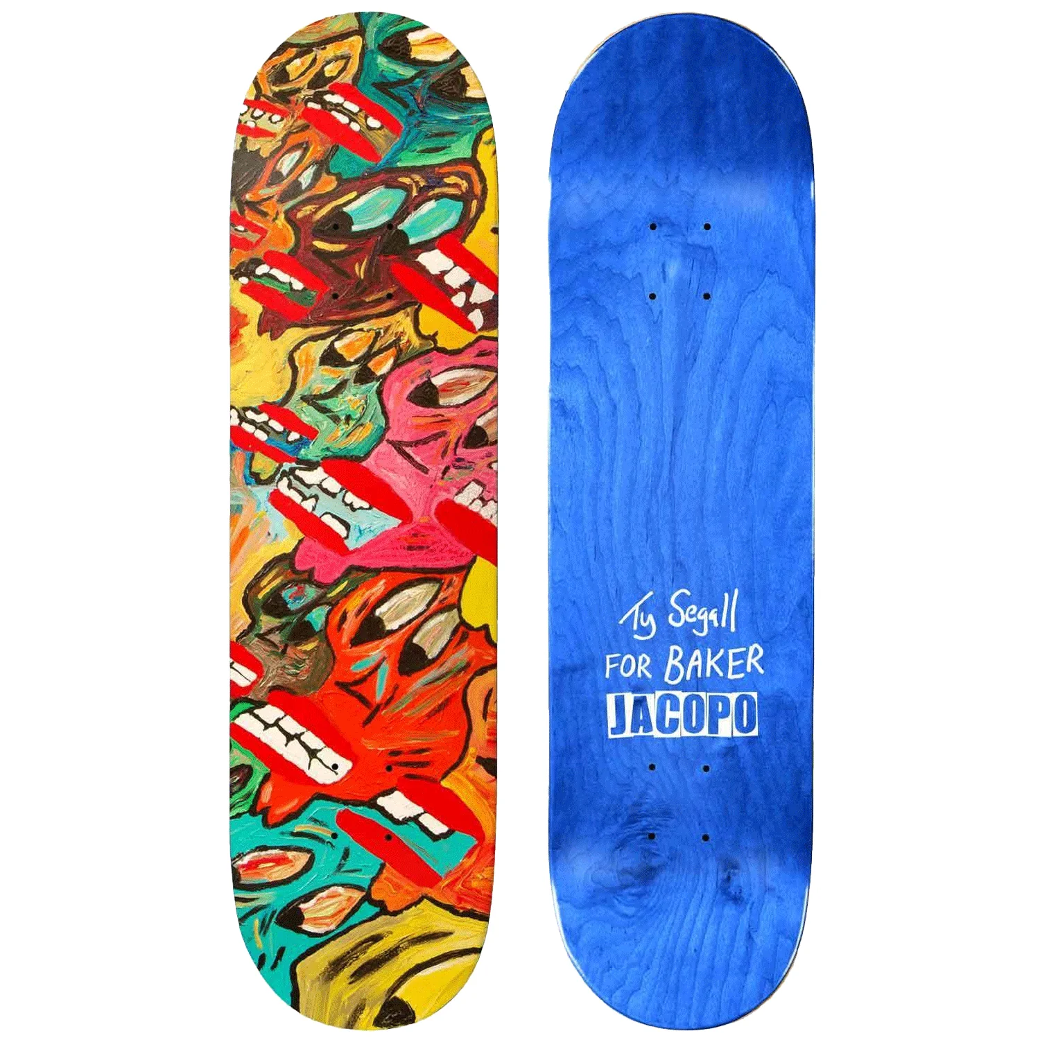 Baker Jacopo Ty Segall Skate Deck 8.5" (Heavily Warped)