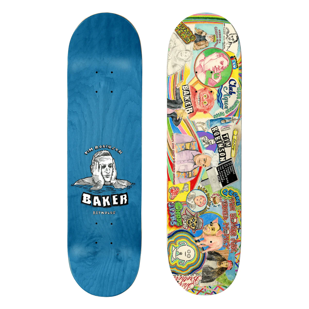 Baker Tim Robinson x Reynolds Cosmic Gumbo Skate Deck 8.5"