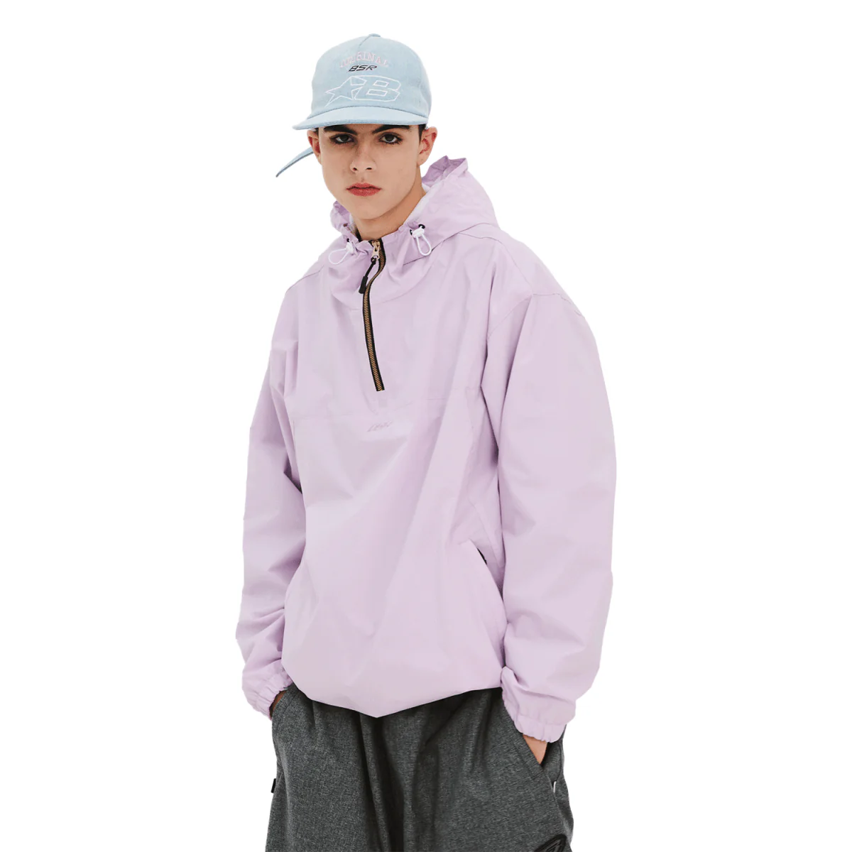 Bsrabbit BSR Hooded Anorak Jacket 2025 Pastel Purple