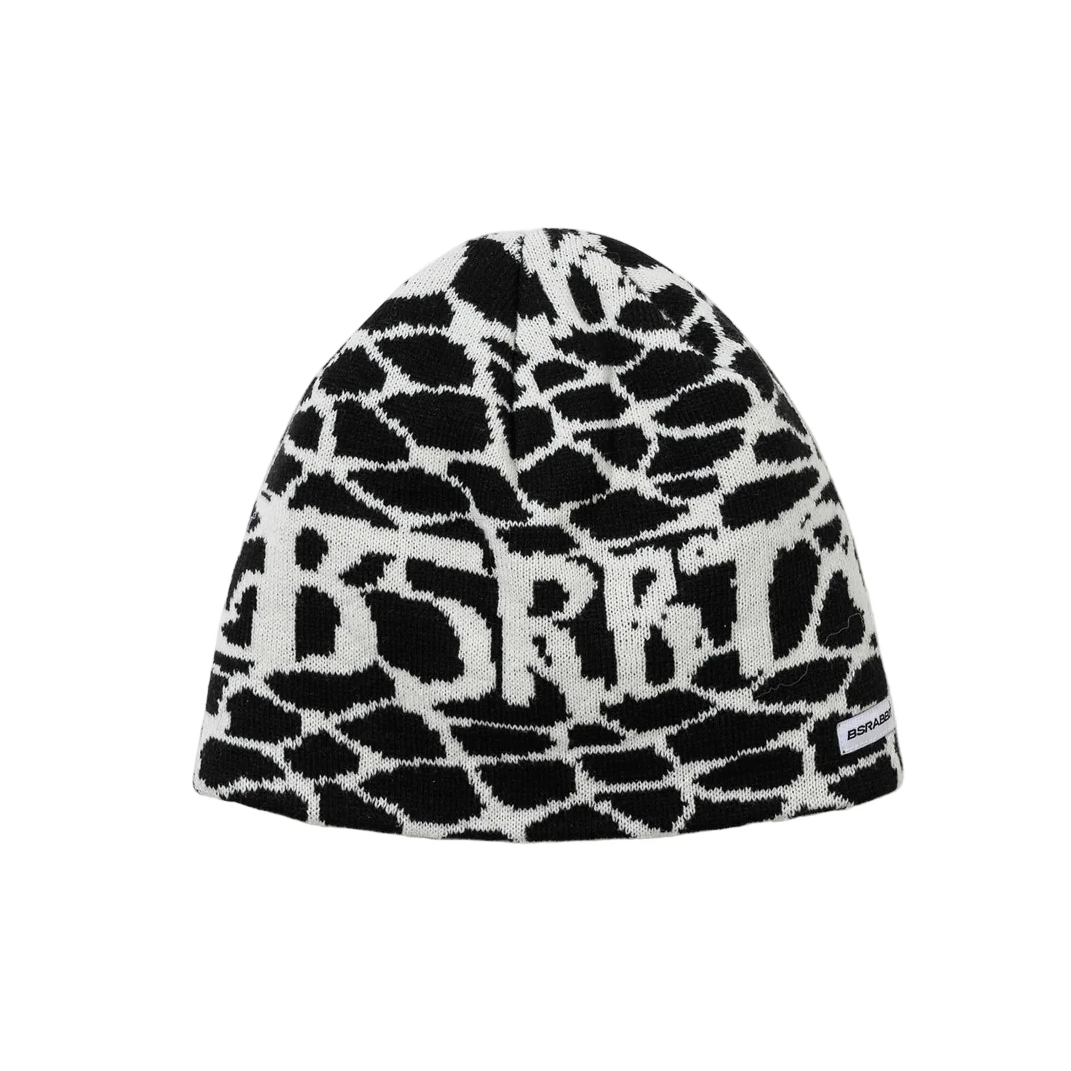 Bsrabbit Bsrbt Cracked Pattern Beanie Black