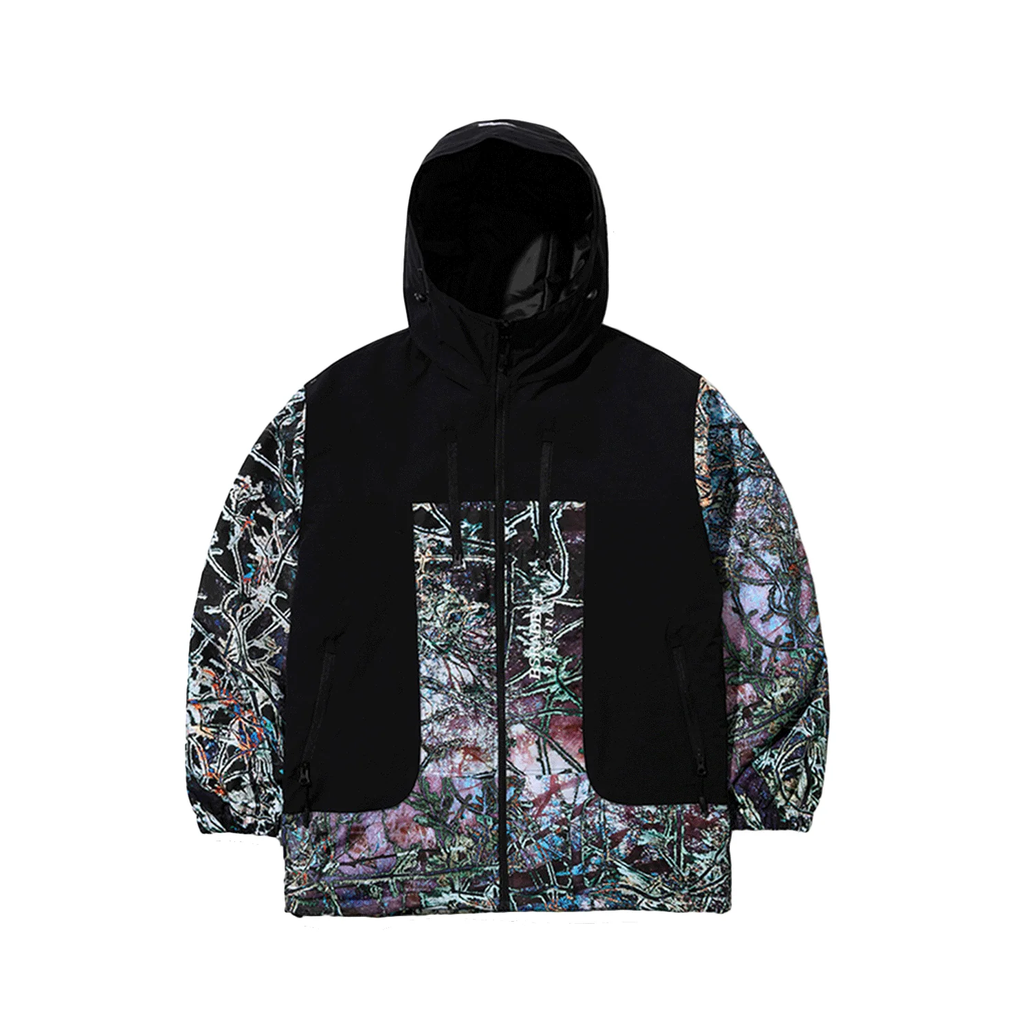 Bsrabbit High Hooded Jacket Black Snowflake