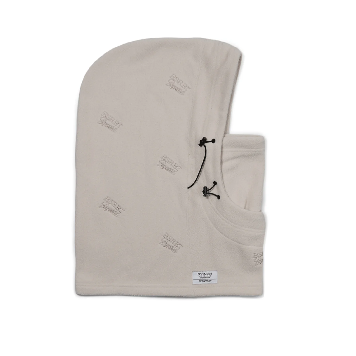 Bsrabbit Logo Play Double String Hoodwarmer Cream