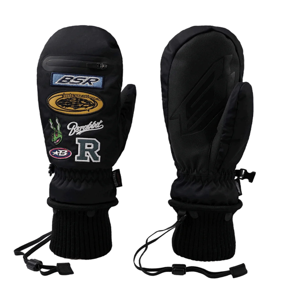 Bsrabbit Variety Patch Glove Black