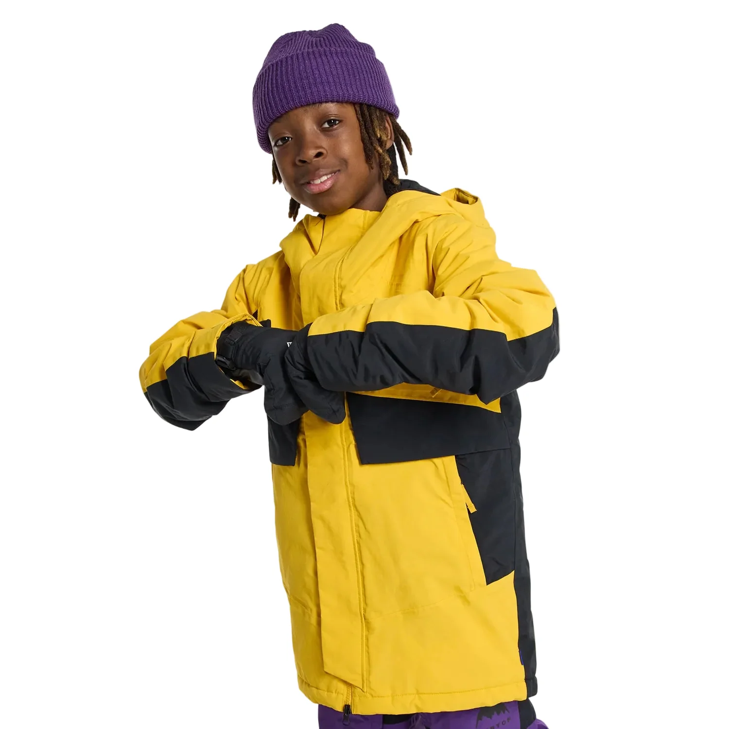 Burton Kids Ascutney 2L Jacket 2026 Goldenrod/True Black