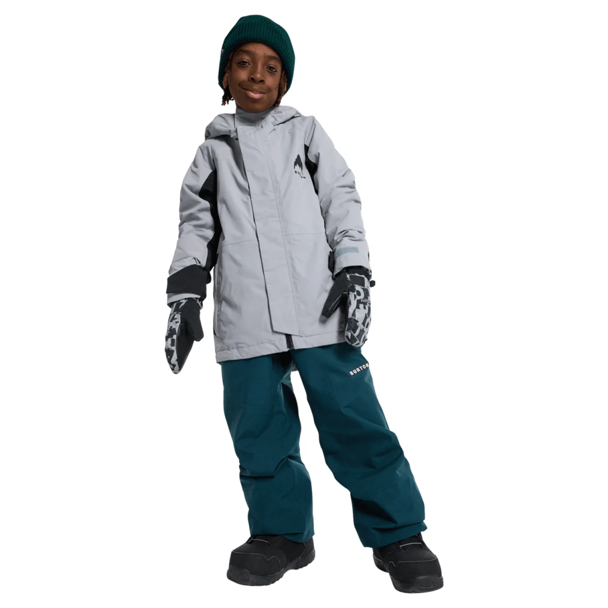 Burton Kids Skimmer 2L Jacket 2026 Silver Sconce/True Black
