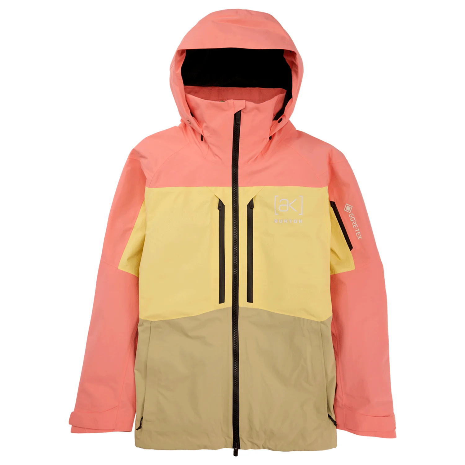Burton Men's [ak] Swash Gore‑Tex 2L Jacket 2024 Reef Pink/Buttermilk/Mushroom