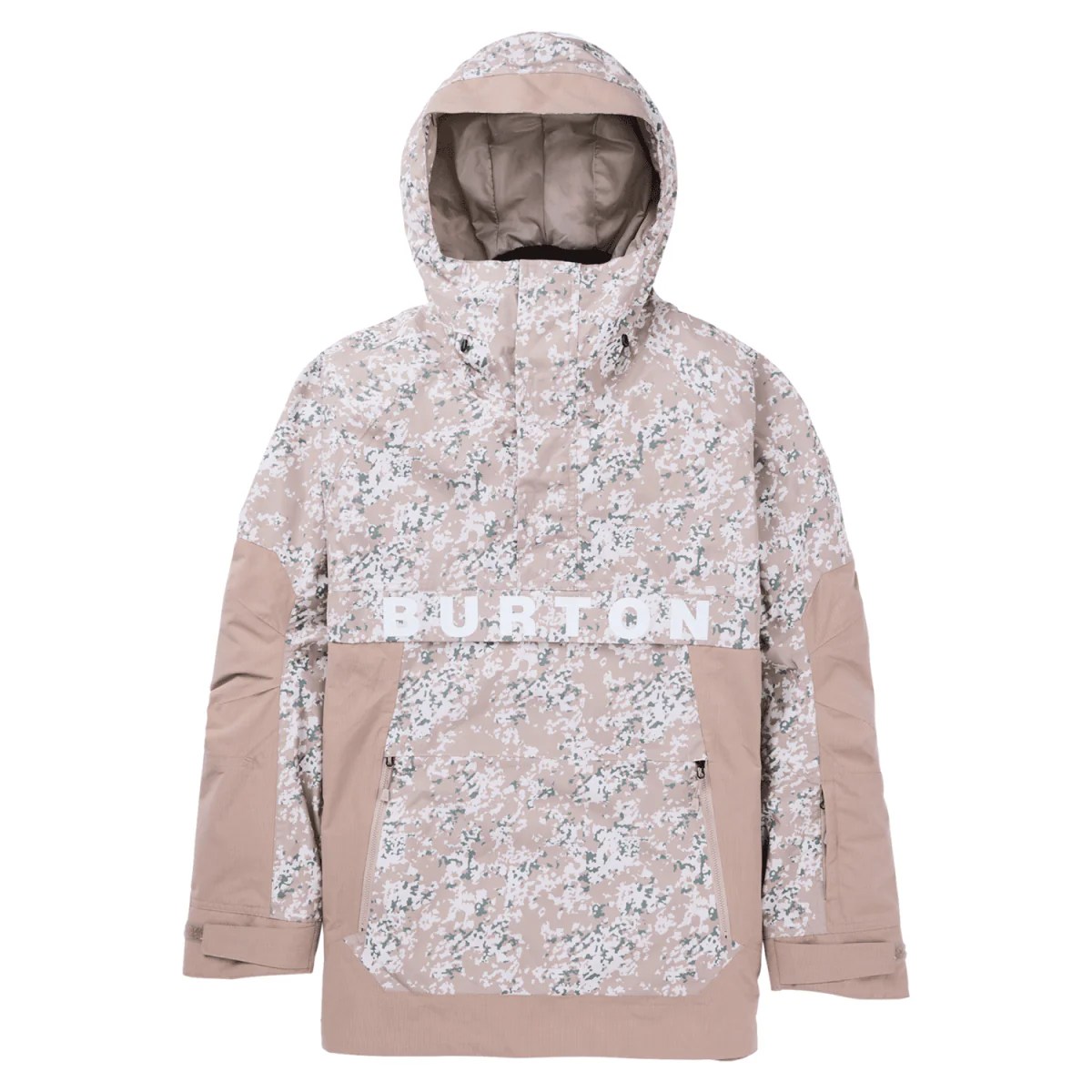 Burton Men's Frostner Anorak 2025 Snowfall Camo/Summit Taupe