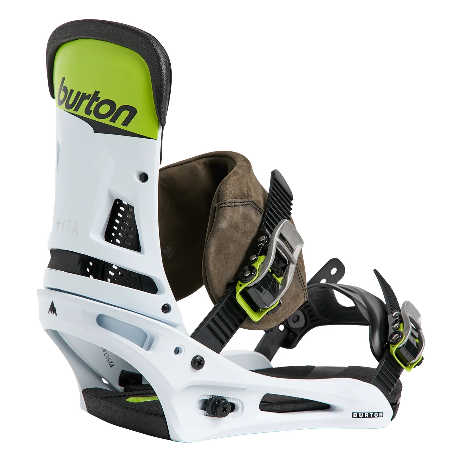 Burton Men's Malavita Snowboard Bindings 2026 Green/White/Black