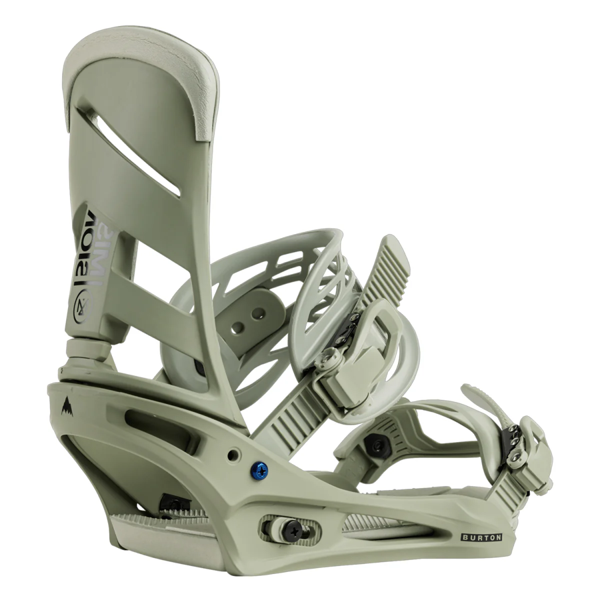 Burton Men's Mission Re:Flex Snowboard Bindings 2026 Talc Green
