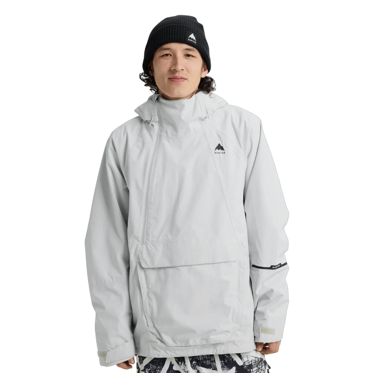 Burton Men's Reserve 2L Relaxed Anorak 2026 Gray Cloud