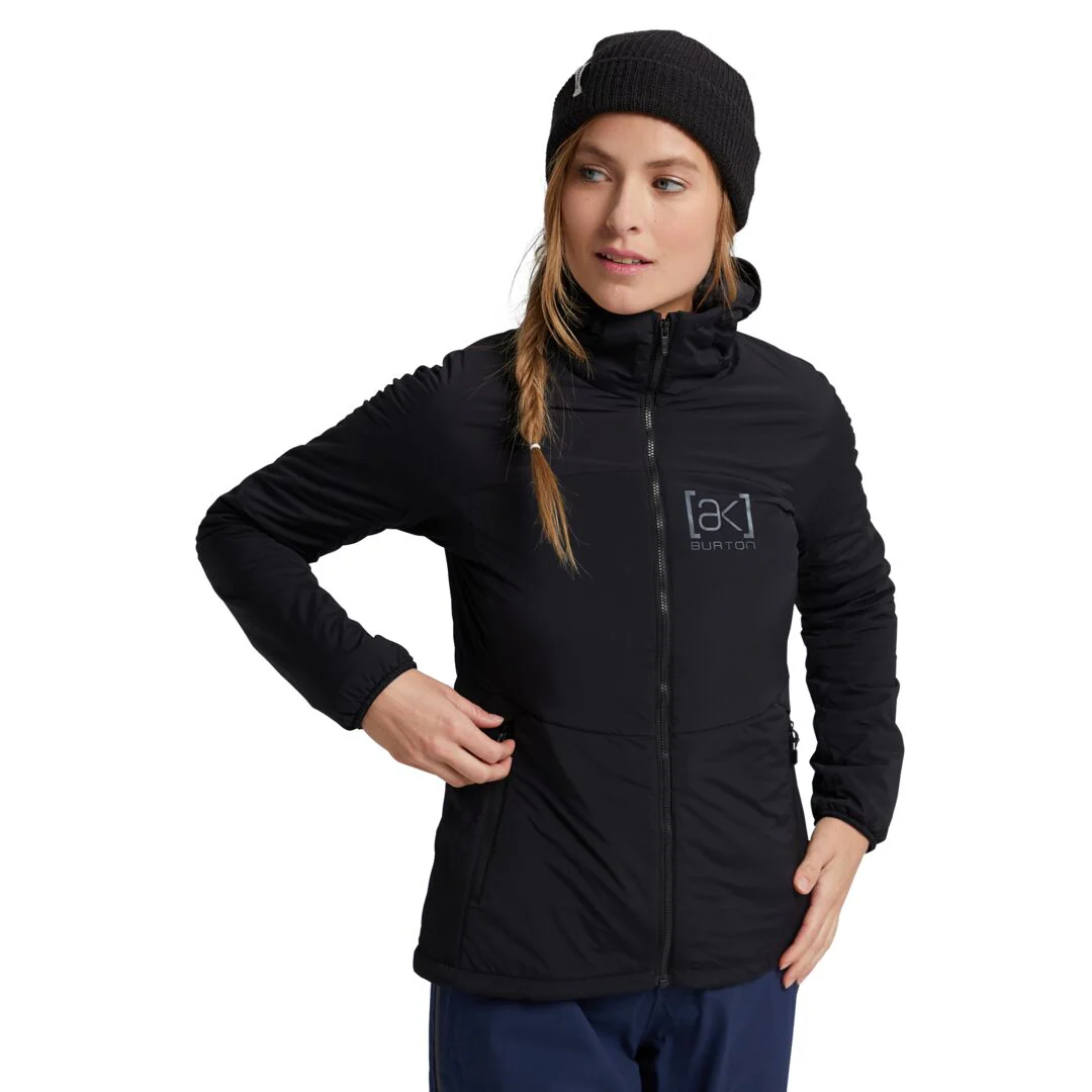 Burton Women's [ak] Helium Hooded Stretch Insulated Jacket 2024 True Black