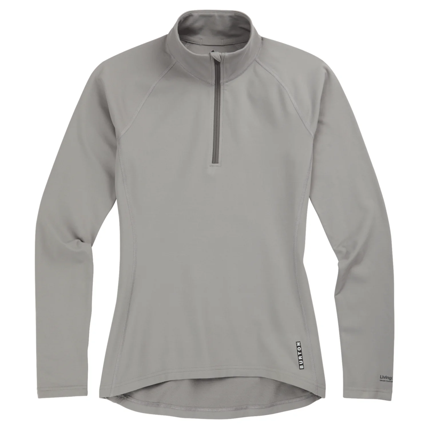 Burton Women's Heavyweight X Base Layer Quarter-Zip Sharkskin