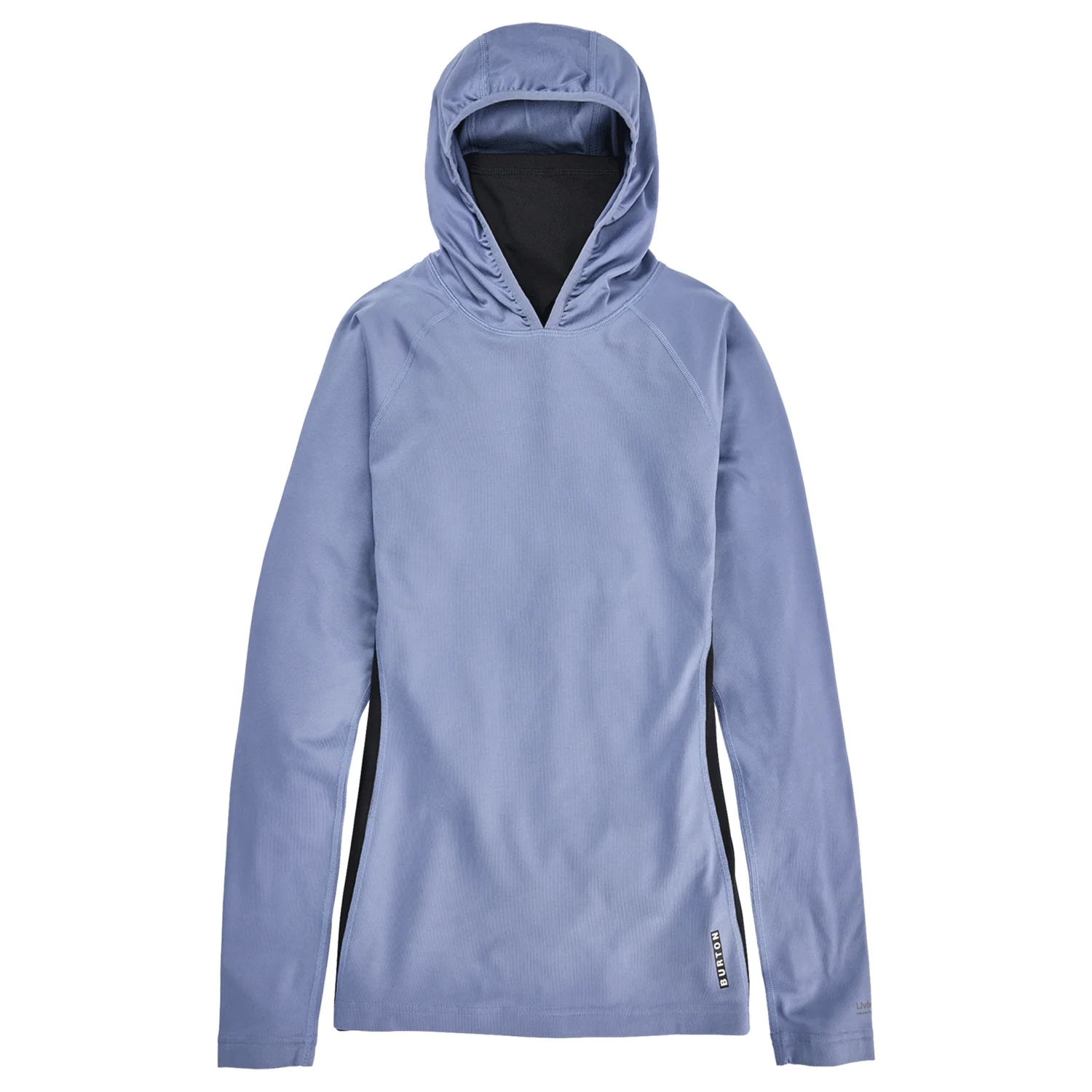 Burton Women's Midweight X Base Layer Long Neck Hoodie Slate Blue