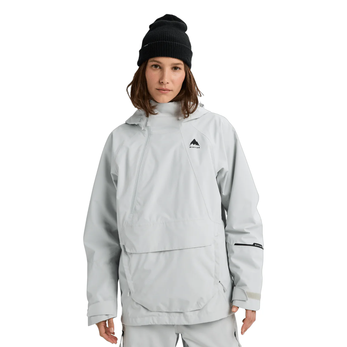 Burton Women's Reserve 2L Relaxed Anorak 2026 Gray Cloud