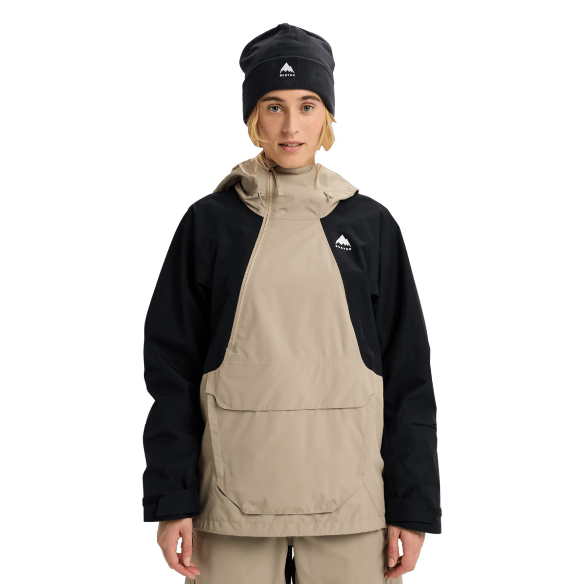 Burton Women's Reserve 2L Relaxed Anorak 2026 Summit Taupe/True Black
