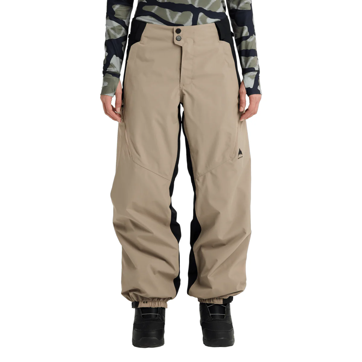 Burton Women's Reserve 2L Relaxed Pant 2026 Summit Taupe/True Black