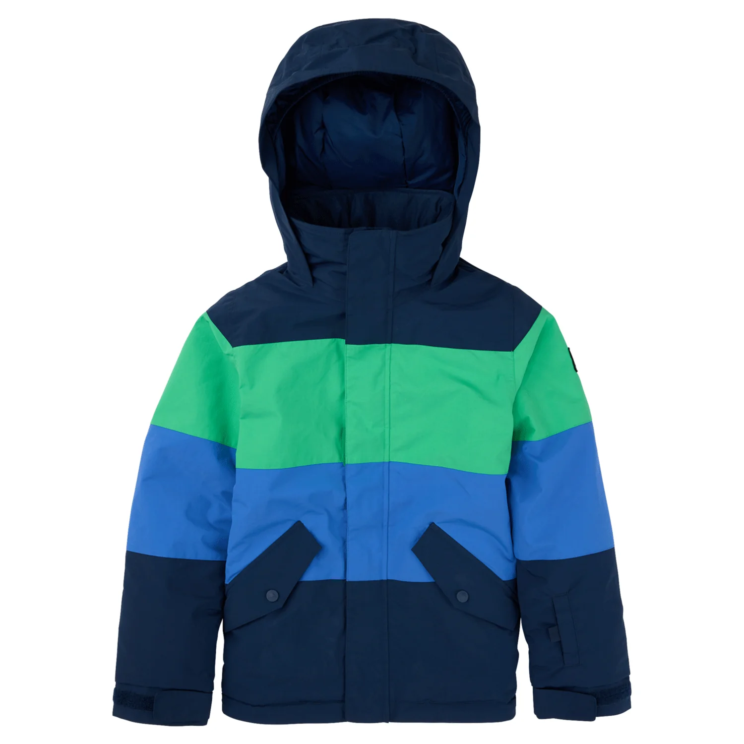 Burton Youth Symbol 2L Jacket 2024 Dress Blue/Galaxy Green/Amparo Blue