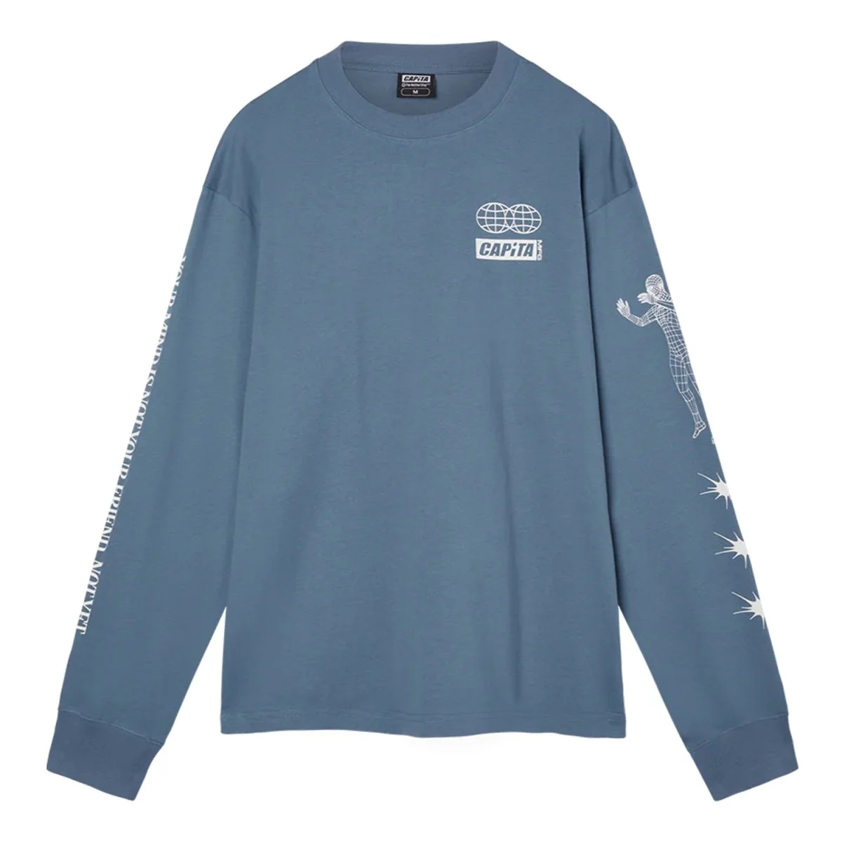 Capita Friend L/S T Shirt Blue