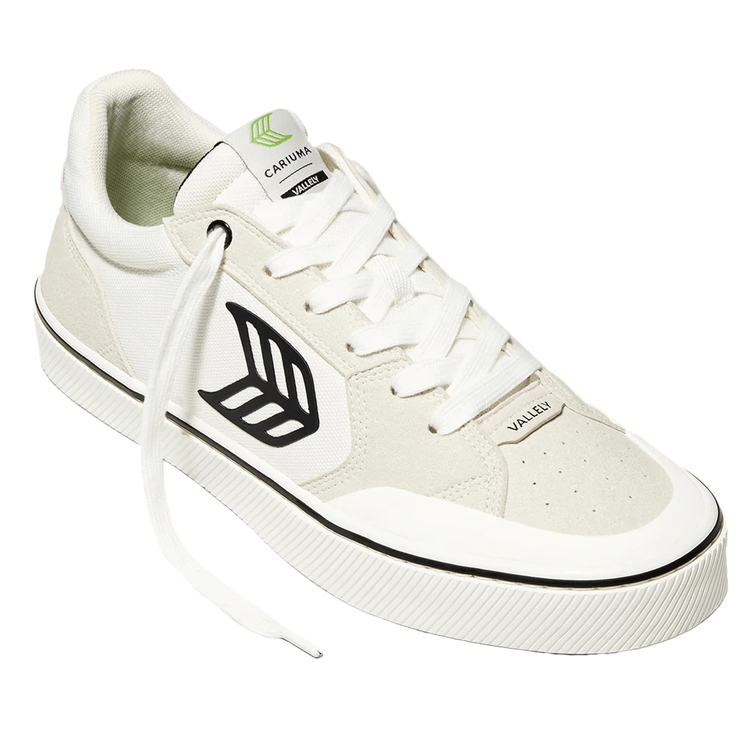 Cariuma Vallely Pro Shoe Off-White Vintage/Black