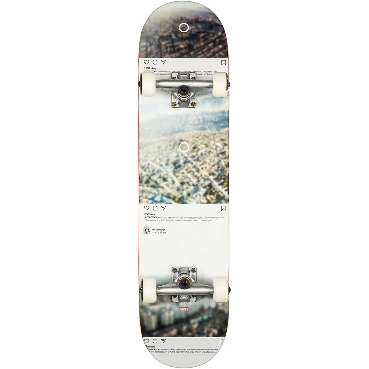 Globe G2 Sprawl Metropolypse Complete Skate 8.0