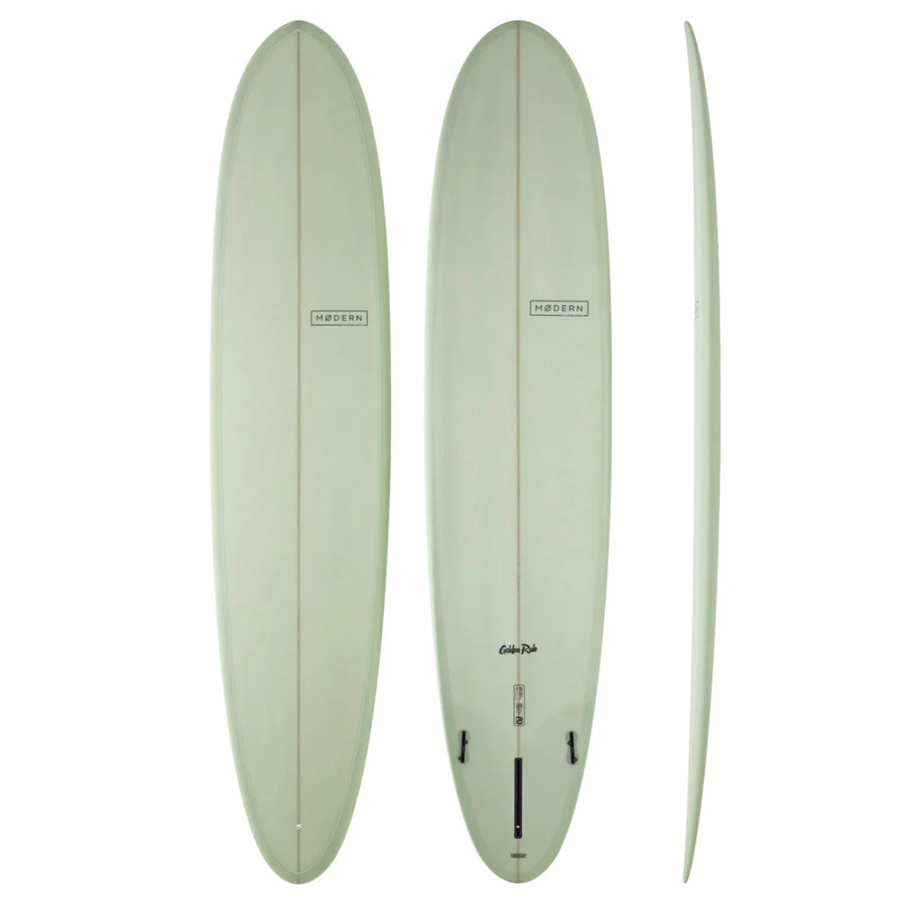 Modern Golden Rule PU Surfboard Coke Bottle Tint 9'6"