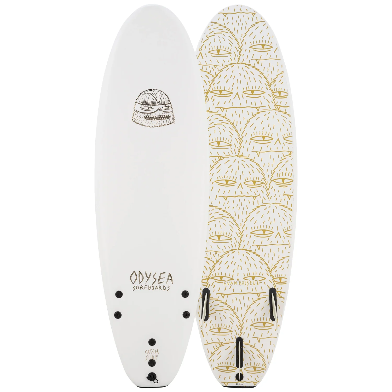 Catch Surf Odysea Log Surfboard Evan Rossell White 6'0"