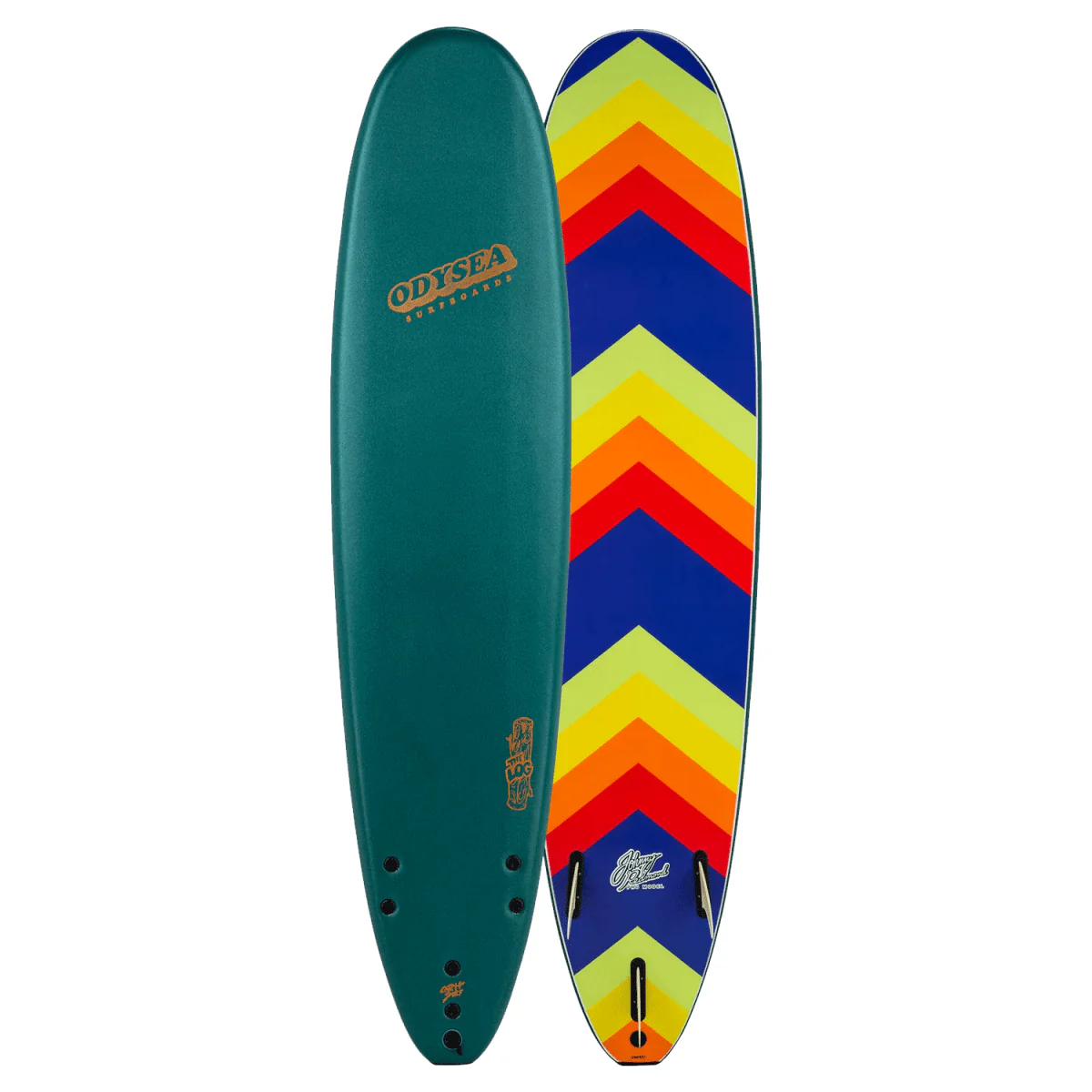 Catch Surf Odysea Log Surfboard Johnny Redmond Mallard Green 8'0"
