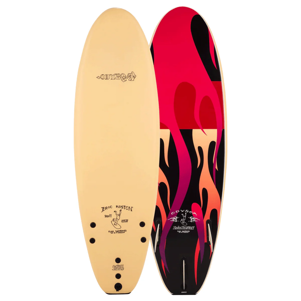 Catch Surf Odysea Log Surfboard Koston X Gonz Vanilla 8'0"