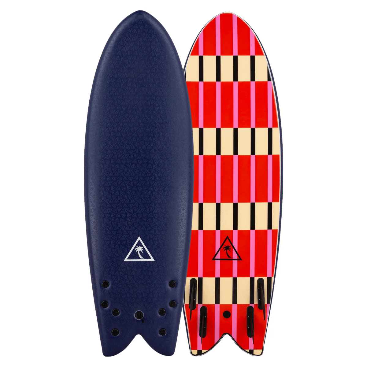 Catch Surf Heritage Fish Quad Surfboard Midnight Blue 5'8"