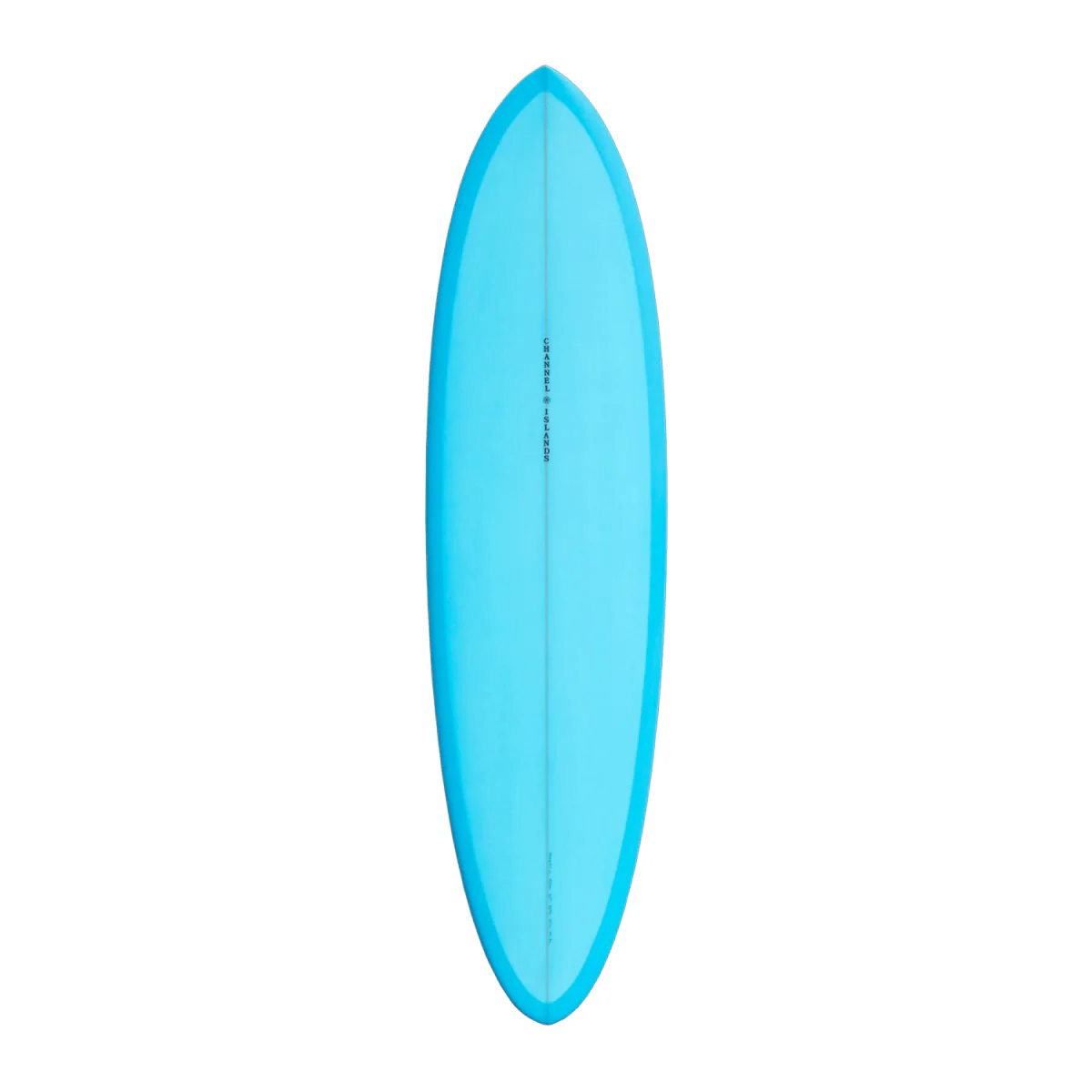 Channel Islands Mid Surfboard PU 6'6" Blue Tint Futures
