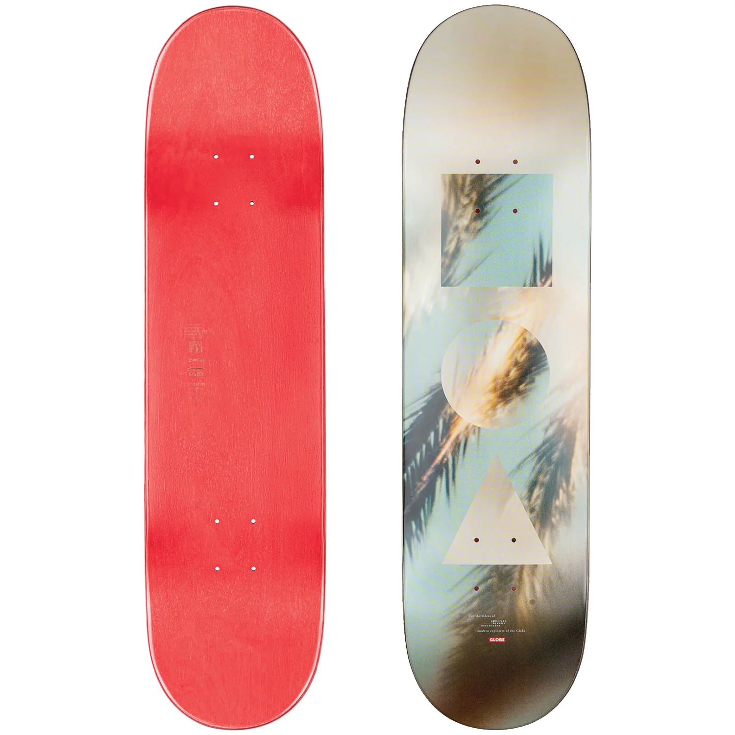 Globe G1 Stack Skate Deck Daydream 8.25"